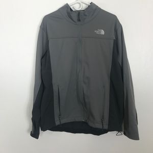 The North Face grey zip up